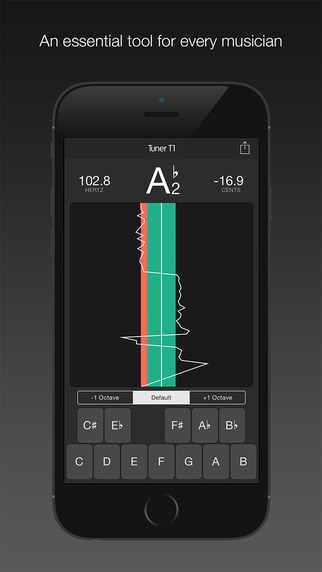 免費下載音樂APP|Tuner T1 (Universal Chromatic Tuner for any Instrument) app開箱文|APP開箱王