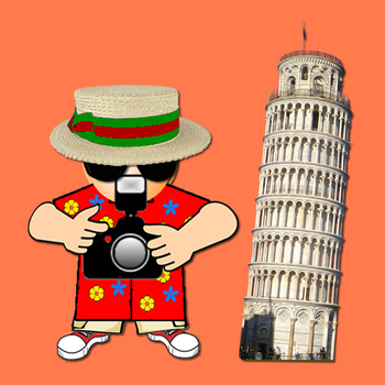 Up Leaning Tower of Pisa LOGO-APP點子