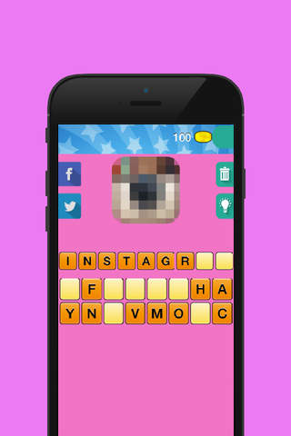 The Big Icon Quiz - Guess the app icon from a pixelated image to win coins! screenshot 2