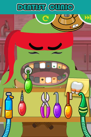 Dental Clinic for Ninja Turtles - Dentist Game screenshot 2