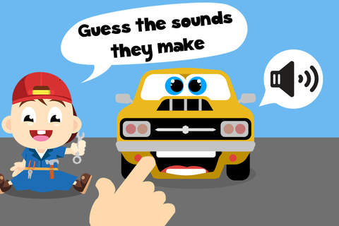 Baby Tommy Cars Cartoon Free - Cars, trains and plane puzzles for boys screenshot 3