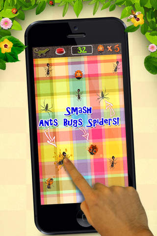 Ant Smasher Insects Reloaded - Free Ants and Bugs Crush Game ! screenshot 2