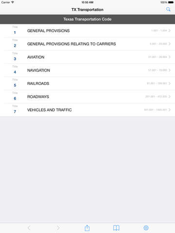 【免費書籍App】TX Transportation Code (Texas Law/Statutes)-APP點子