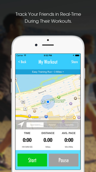 【免費健康App】ShareMyRun - Broadcast Your Run, Walk, Bike Ride, or Outdoor Workout Live to Friends Using GPS Tracking-APP點子