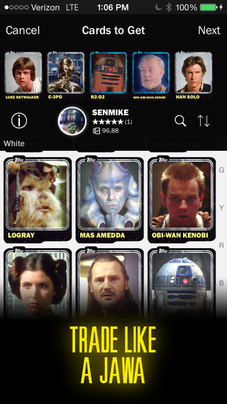 【免費娛樂App】Star Wars™: Card Trader-APP點子