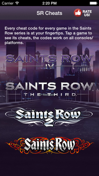 The Unofficial guide and cheats for all Saints Row Games Free