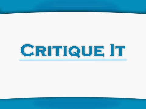 Critique It