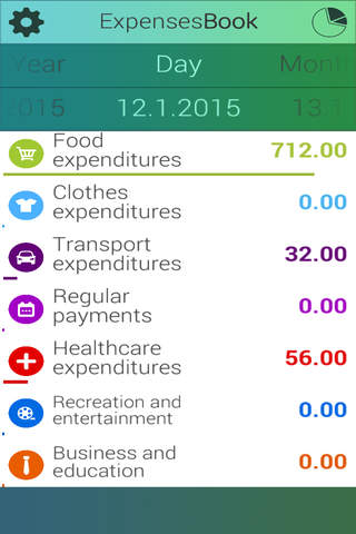 Expenses Book GOLD screenshot 3