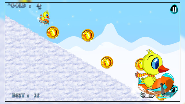 【免費遊戲App】Chick Skidoo Fun Winter : The Brave Icy Frost Race-APP點子