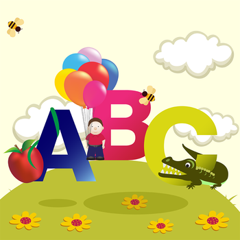 ABC Words Learning For Kids-An educational learning app for toddlers,kids,babies and kindergarten to learn abc,letters and words using hd flashcards and sounds LOGO-APP點子