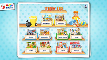 A Funny Clean Up Game - All Kids Can Clean Up! By Happy-Touch® Pocket A Funny Clean Up Game - All Kids Can Clean Up! By Happy-Touch® Pocket