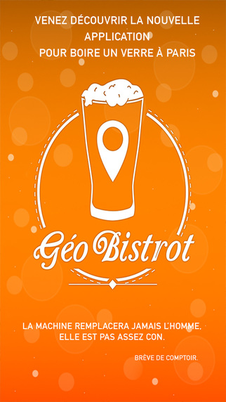 GeoBistrot - L'appli des bon plans de bars à Paris