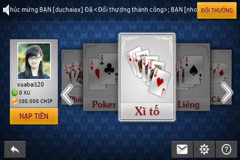 King365 - Choi Game Danh Bai Online screenshot 2