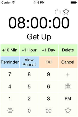 AnyReminder Free - extremely fast reminder, timer, alarm clock screenshot 2