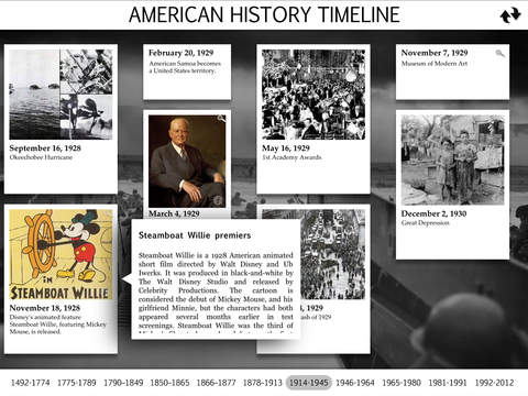 【免費書籍App】American History Interactive Timeline (Full Version)-APP點子