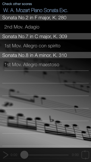 【免費音樂App】Mozart, W. A. Piano Sonata Excerpts-APP點子