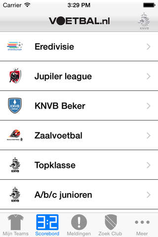 Voetbal.nl screenshot 2