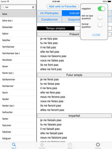 【免費教育App】Verbole French Verbs-APP點子