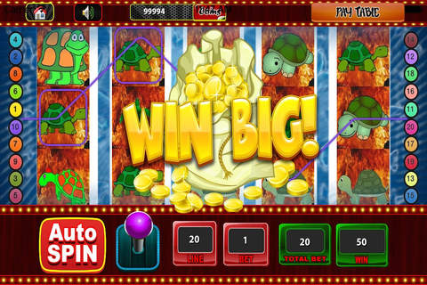 Turtle With Fire Slot "Hot Casino" screenshot 3