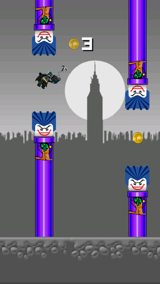 Flappy League of Heroes - Bat Justice Begins in the metropolis of Gotham NY