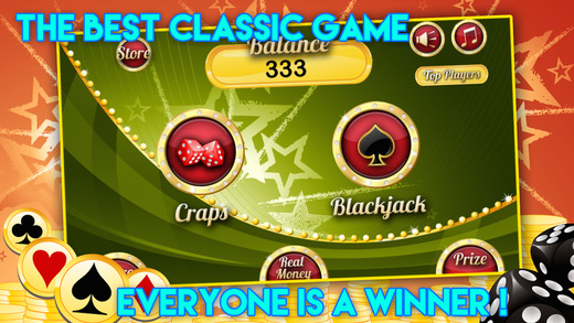 Classic Craps Fortune with Blackjack Blitz and Jackpot Wheel