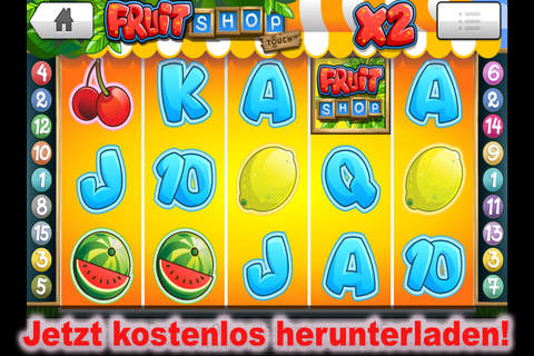 Fruit Shop - Casino Slot Machine 2015 from the NetEnt Games Manufacturer screenshot 3