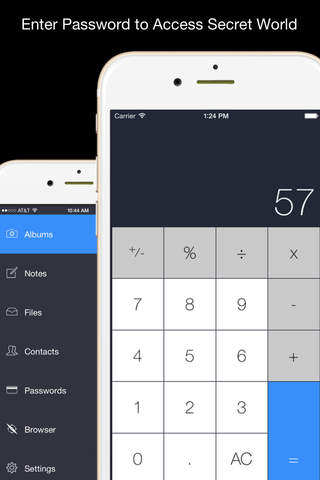 Secret calculator app for iphone