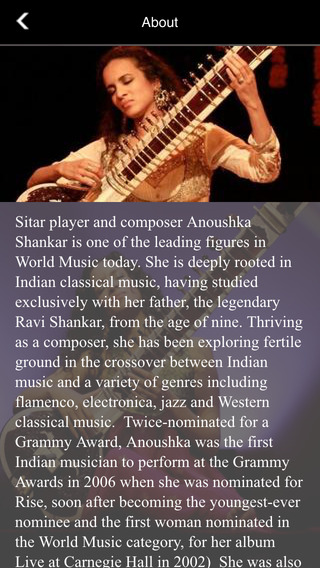 【免費音樂App】Anoushka Shankar-APP點子