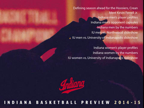 IU Hoosiers basketball season preview 2014-15