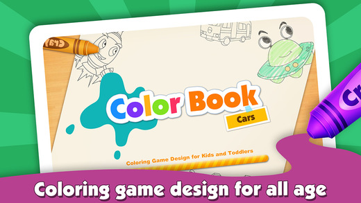 免費下載遊戲APP|Kids Color Book: Cars - Educational Coloring & Painting Game Design for Kids and Toddler app開箱文|APP開箱王