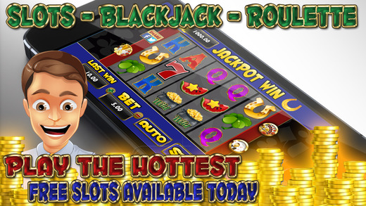 A Aaron Jackpot Win Slots - Roulette Blackjack 21