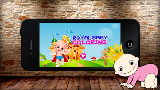 Royal Baby Coloring - Learn Free Amazing HD Paint Educational Activities for Toddlers Pre School Kin