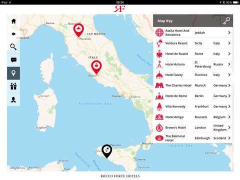 【免費旅遊App】Rocco Forte Hotels-APP點子