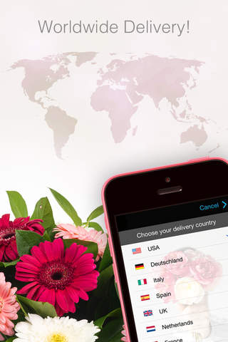 Flowers™ - Fast delivery, fast and easy way to send greetings with myvukee Flowers™ App screenshot 4