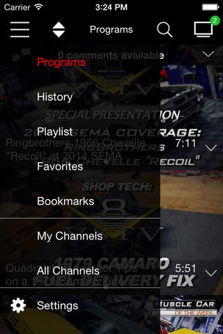 V8TV screenshot 2