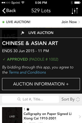 888 Auctions screenshot 2