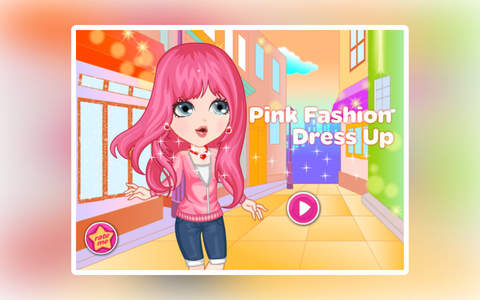 Pink Fashion Dress Up screenshot 2