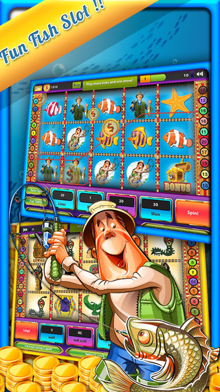 ``ACE 777 Abyss Aqua Atlantis Goldfish Bowl Casino-Slot-Machine - Double Game Vegas Gambling