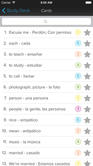 【免費教育App】Learn Spanish Vocabulary *-APP點子