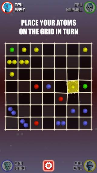 Atoms GO: turn based multiplayer chain reactions