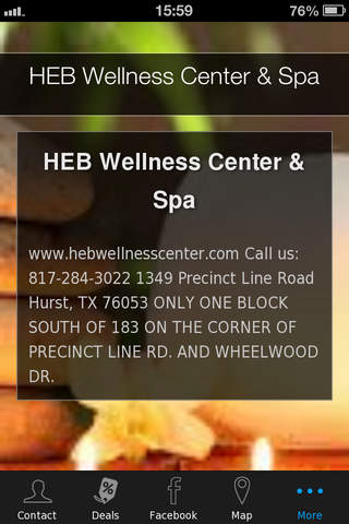 HEB Wellness Center & Spa screenshot 4