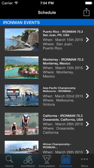 【免費運動App】IronMobile - Ironman Athlete Tracker-APP點子