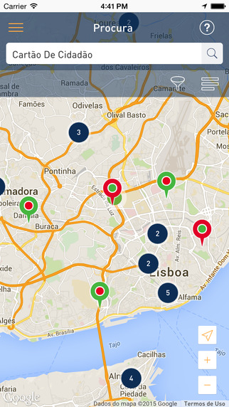 【免費工具App】Mapa do Cidadão: Geolocalização dos serviços de atendimento publicos-APP點子