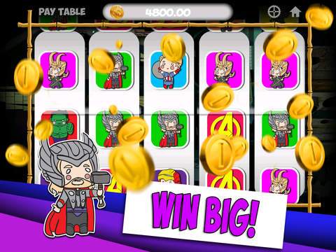 【免費遊戲App】Alliance Slots - Avengers version-APP點子