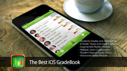 iGrade for Teacher Classroom Gradebook with Students' Grades Attendance and Notes Tracker