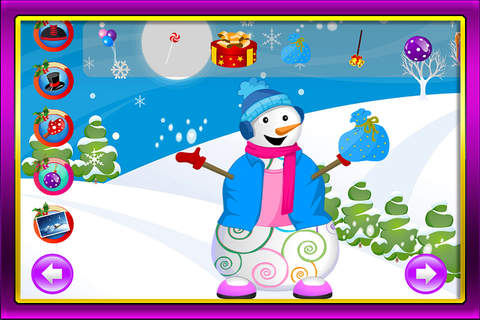 Snowman Crafts Saloon Maker: A Frosty iceman Builder Kit game for Kids PRO screenshot 4