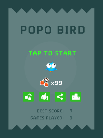 【免費遊戲App】PoPo Bird - Escape From The Spikes-APP點子