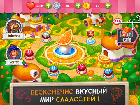 Игра Cake Story: the sweetest match-3 game