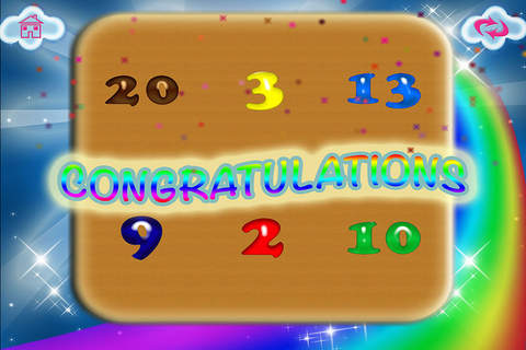 123 Numbers Wood Counting Magical Puzzle Match Game screenshot 3