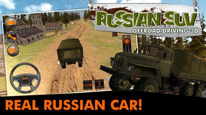Russian SUV Offroad Driving 3D screenshot 1